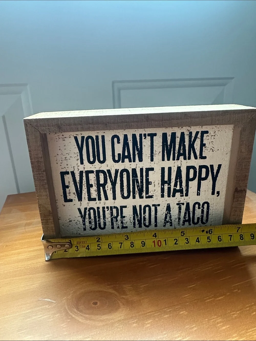 N/A wood sign